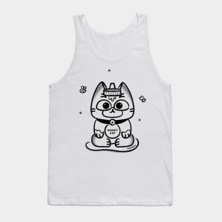 Honey Bear Cat Bottle Tank Top